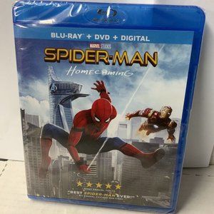 NEW‎ SPIDER-MAN HOMECOMING BLU-RAY+DVD+DIGITAL